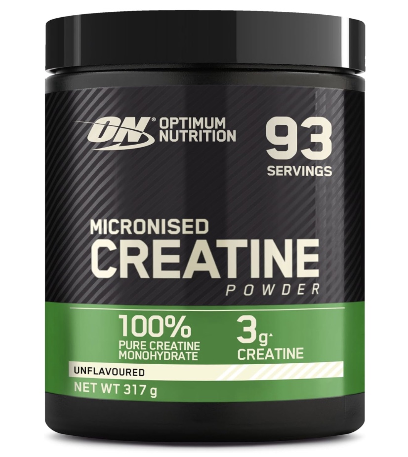 Optimum Nutrition Micronised Creatine Powder, Créatine Monohydrate en Poudre 100% Pure pour la Performance et la Puissance Musculaire, non aromatisé, 93 Portions, 317 g