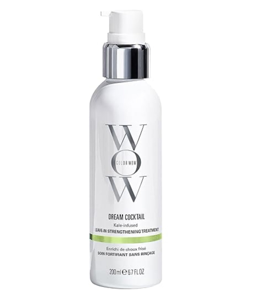 COLOR WOW Dream Cocktail Kale Infused Leave-in Treatment – for fragile, damaged hair | Reduce hair breakage by 50% in a single use | Powerful heat protectant