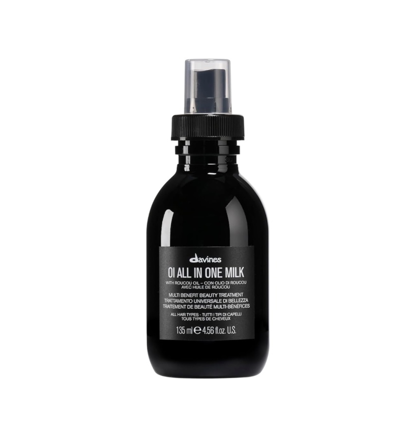 Davines OI All in One Milk | Hair Milk Spray | Powerful Hair Detangler + Hydrating Leave-In Treatment | Smoothes Frizzy Hair
