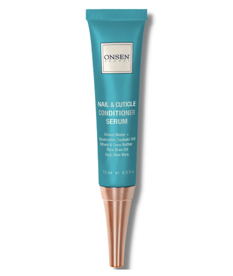 Onsen Cuticle Cream w/ Nail Cuticle Oil | Cuticle Softener w/ Japanese Natural Healing Minerals | Nail Care Serum to Repair & Strengthen Cuticles