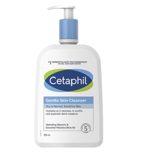 [E-COM44] CETAPHIL LOTION NETTOYANTE GENTLE SKIN CLEANSER 500ML POMPE
