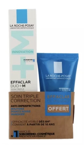 [E-COM04] La Roche-Posay EFFACLAR DUO+M SOIN TRIPLE CORRECTION + Mini Gel Mousse 