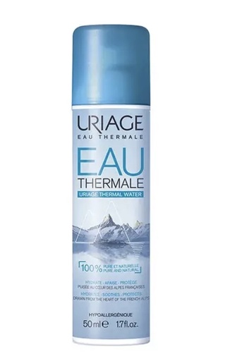 [E-COM09] Uriage EAU THERMALE - Spray Hydratant Apaisant et Protecteur - Visage et Corps - Tous Types de Peaux, 50ml