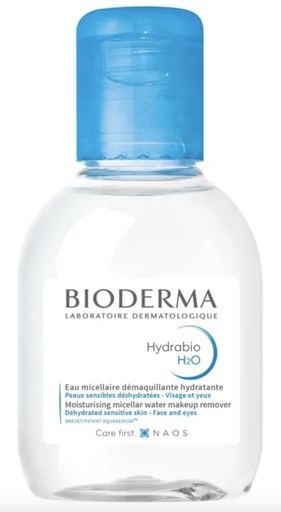 [E-COM20] Bioderma HYDRABIO H2O - Eau Micellaire Démaquillante Hydratante - Visage et Yeux - Peaux Sensibles Déshydratées, 100ml
