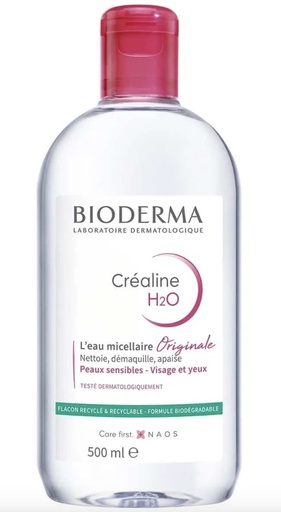 [E-COM21] Bioderma H20 CREALINE H2O - Eau Micellaire Originale 500ml

