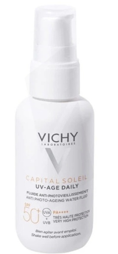 [E-COM34] Vichy CAPITAL SOLEIL UV AGE DAILY SPF50+ CR FI POMPE/40ml 